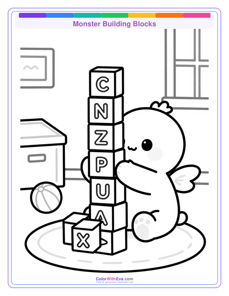 Monster Building Blocks preview