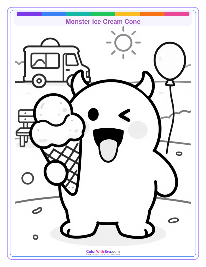 Monster Ice Cream Cone preview