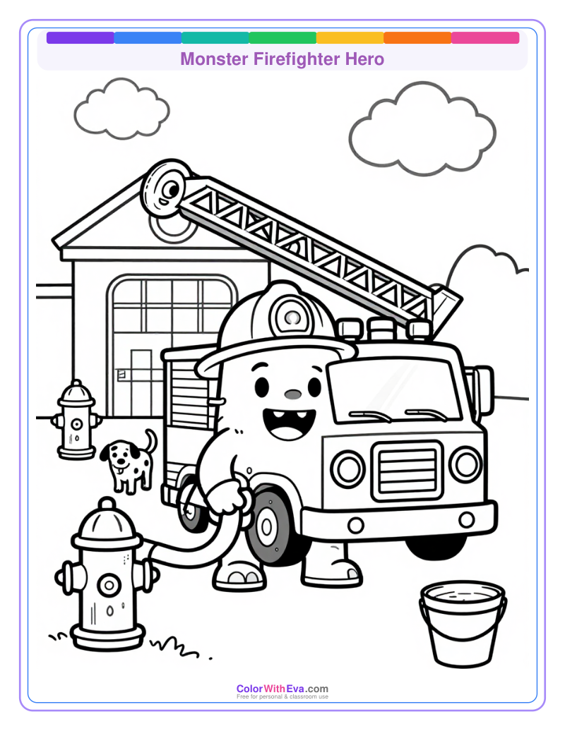 Monster Firefighter Hero preview