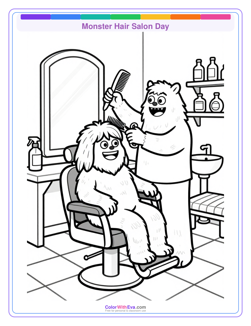 Monster Hair Salon Day preview