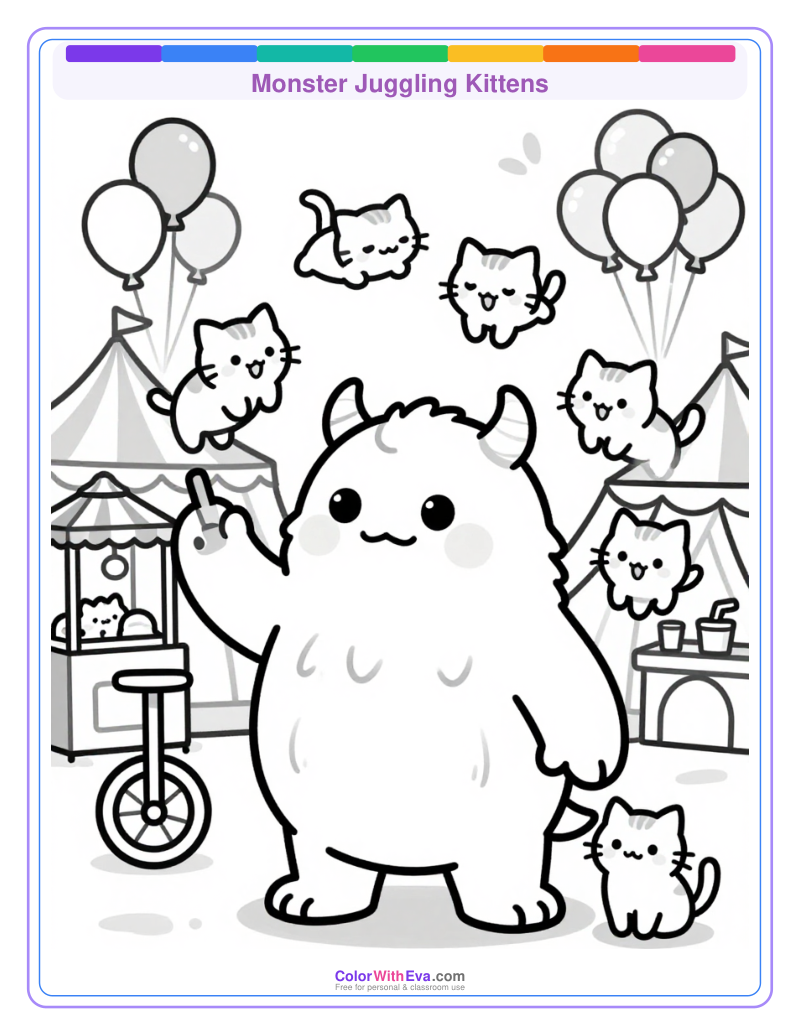 Monster Juggling Kittens thumbnail