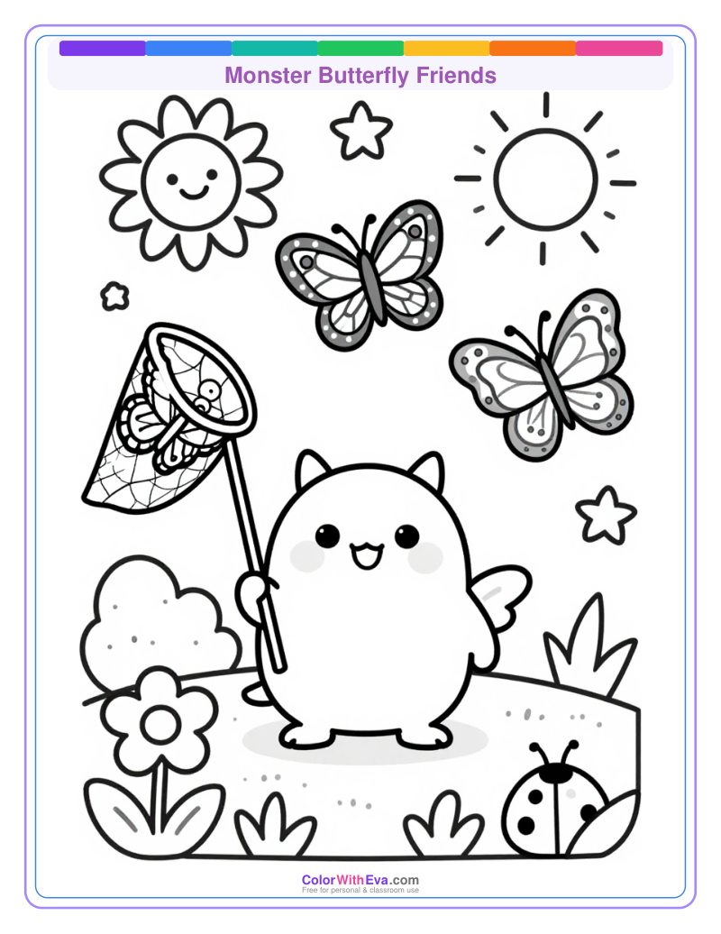 Monster Butterfly Friends preview