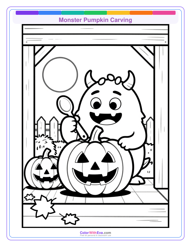 Monster Pumpkin Carving preview