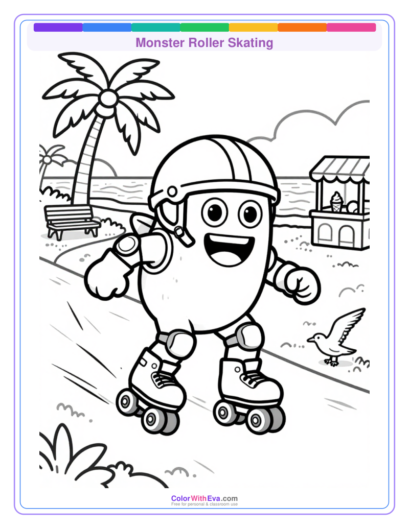Monster Roller Skating preview