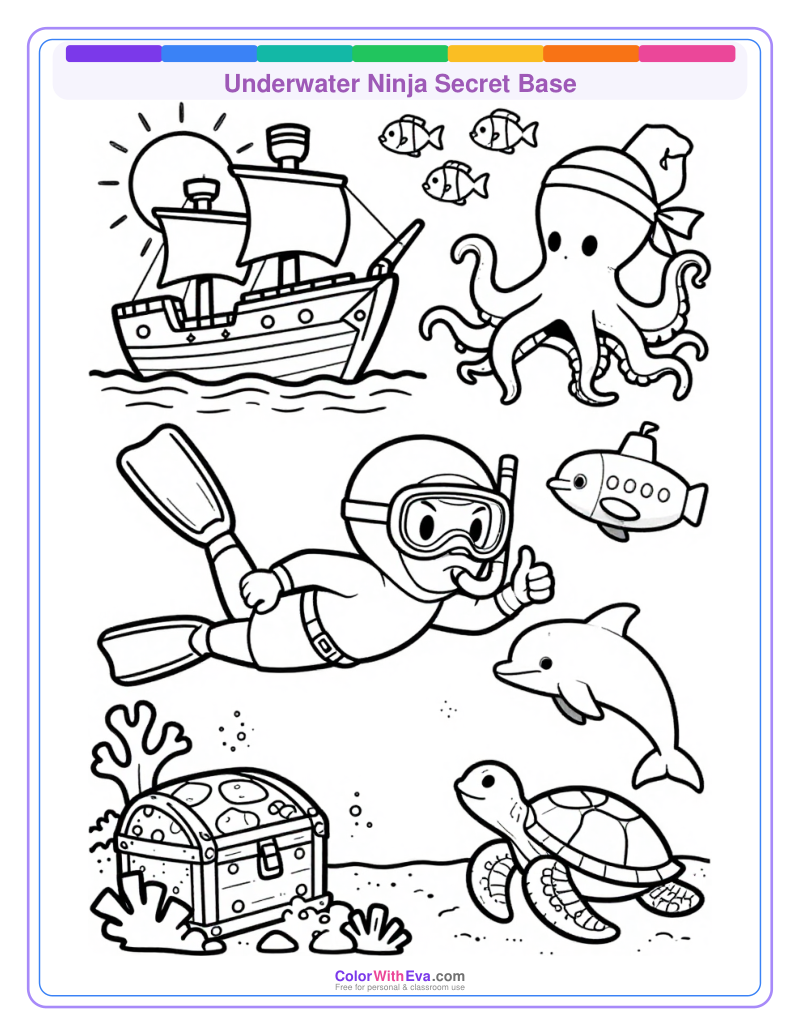 Underwater Ninja Secret Base thumbnail