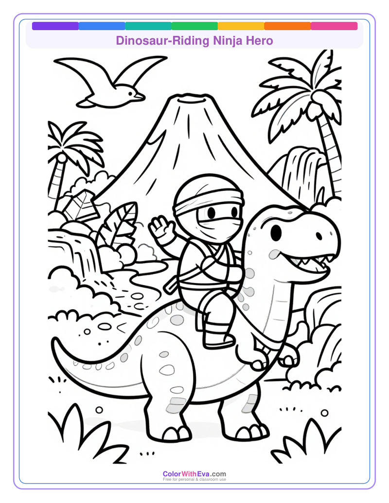 Dinosaur-Riding Ninja Hero thumbnail