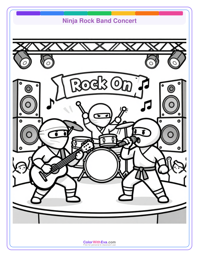 Ninja Rock Band Concert thumbnail