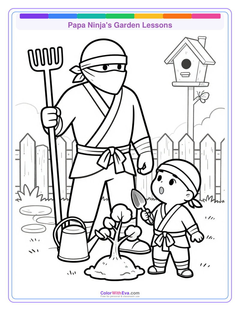 Papa Ninja's Garden Lessons preview