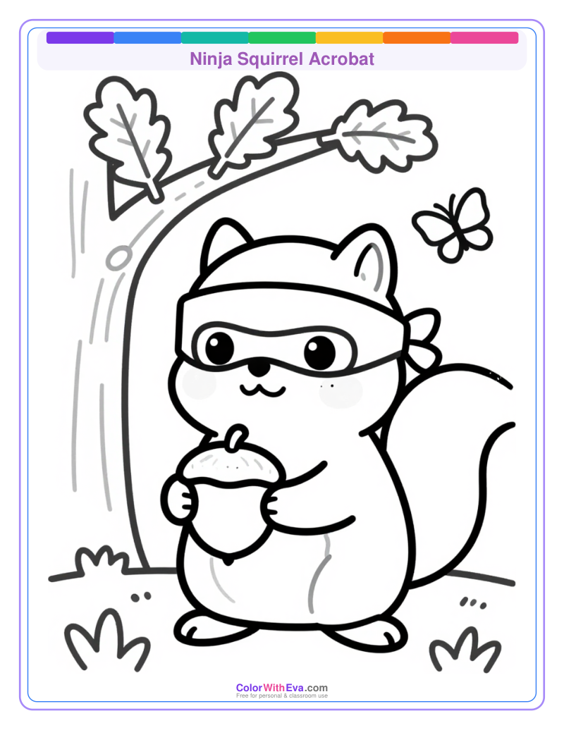 Ninja Squirrel Acrobat preview