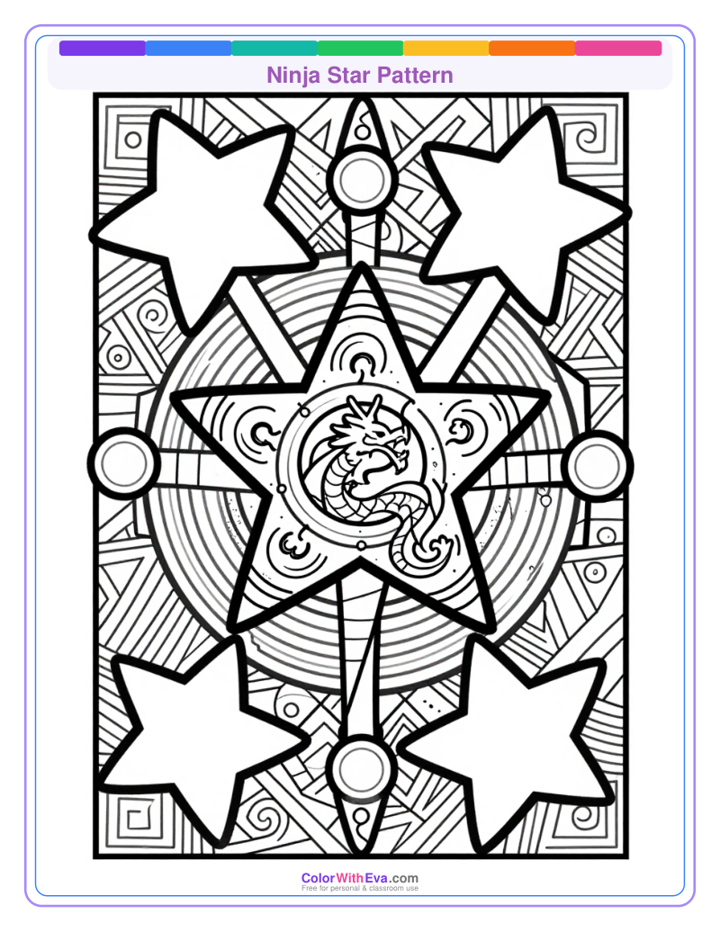 Ninja Star Pattern preview