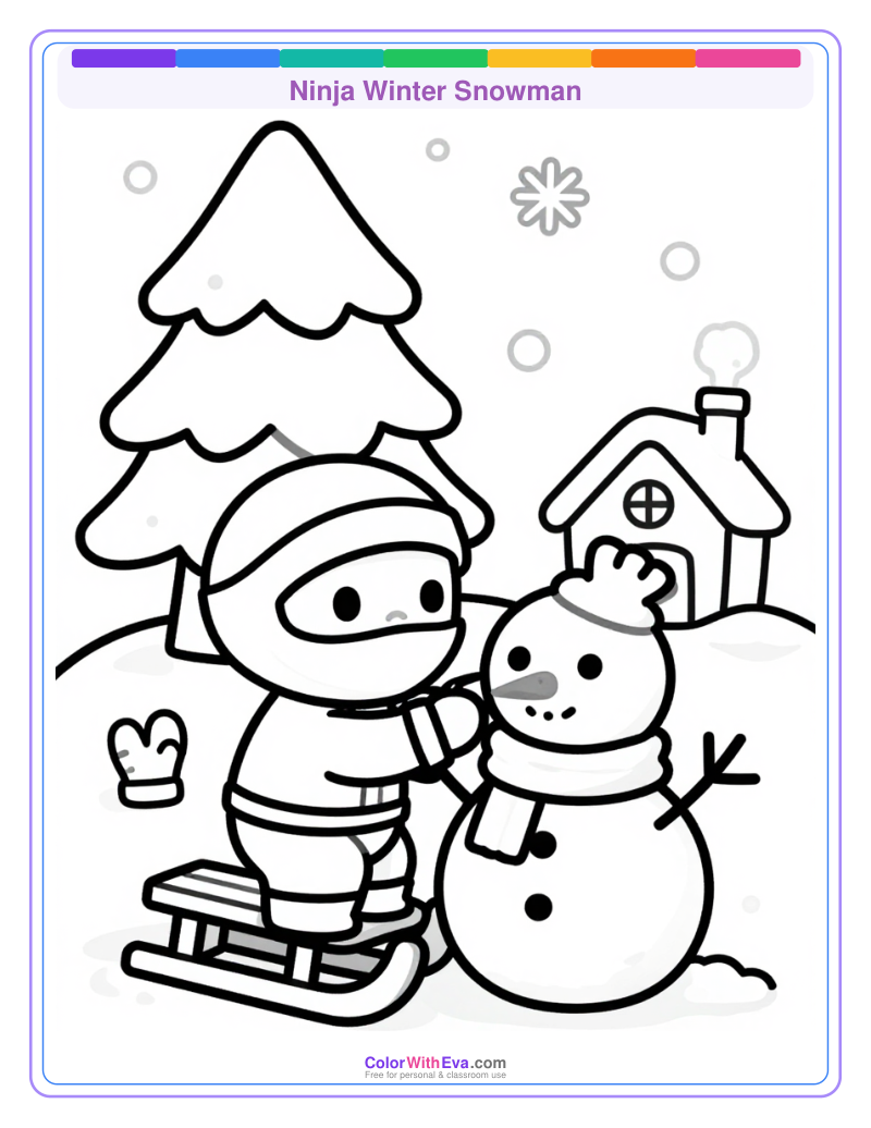 Ninja Winter Snowman thumbnail