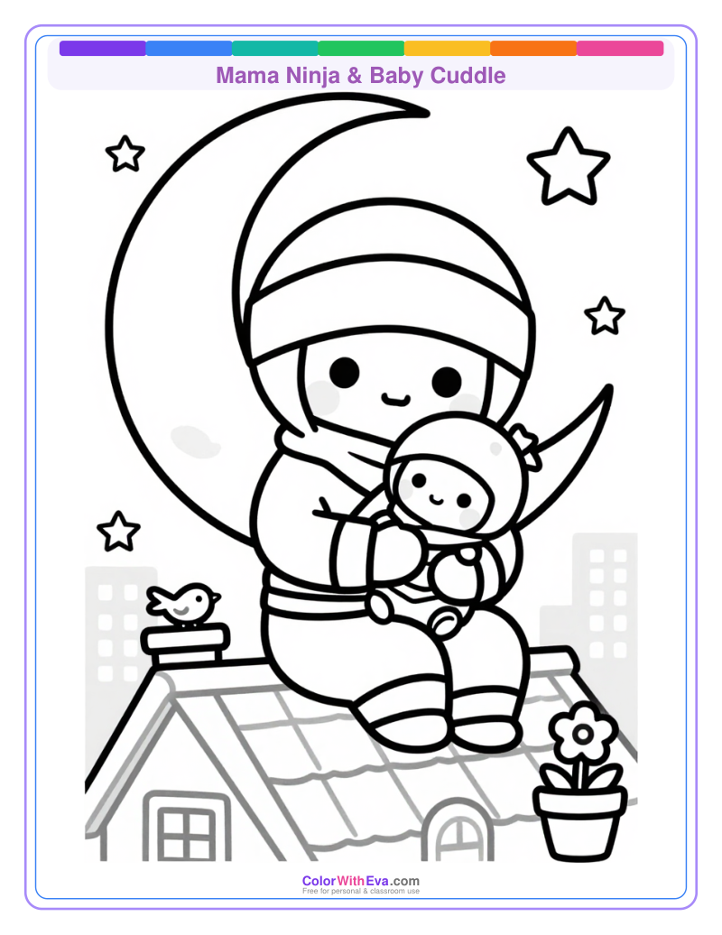 Mama Ninja & Baby Cuddle thumbnail