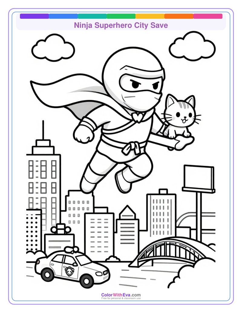 Ninja Superhero City Save thumbnail