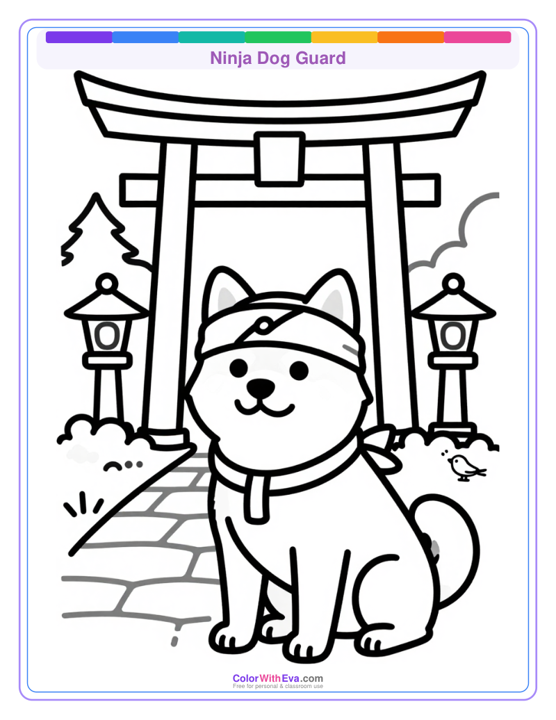 Ninja Dog Guard preview