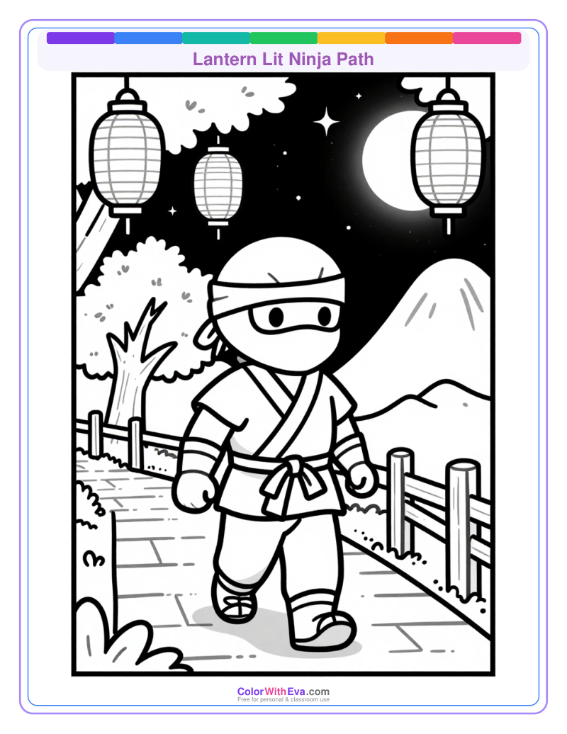 Lantern Lit Ninja Path preview