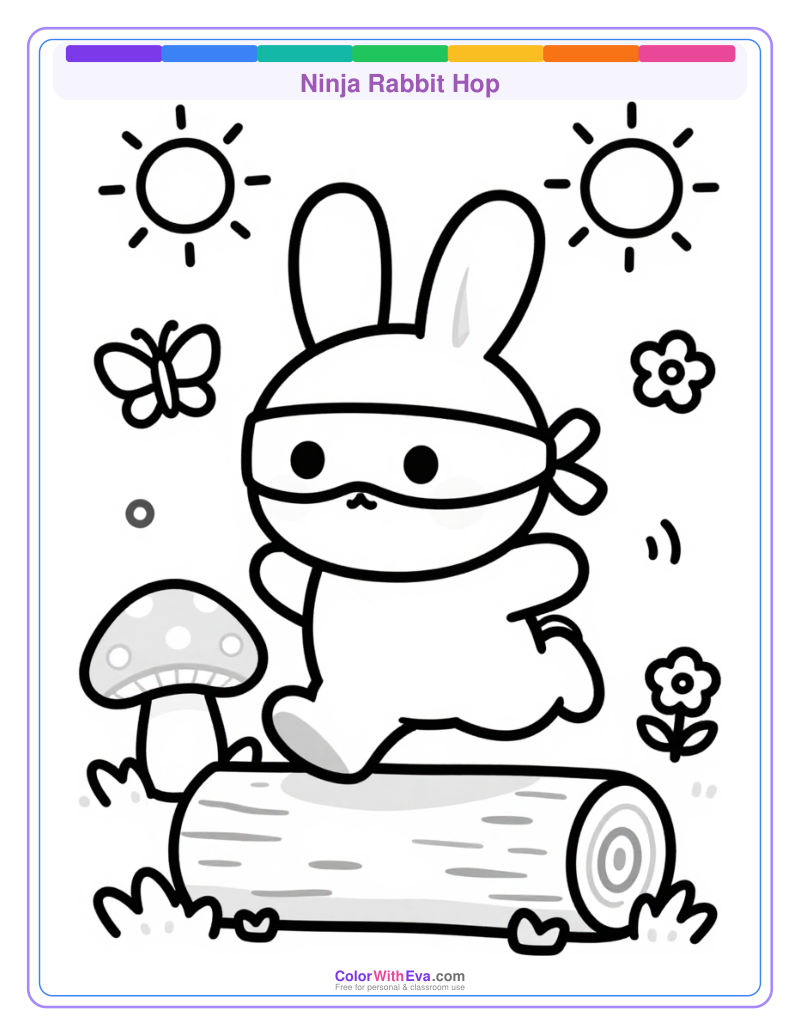 Ninja Rabbit Hop preview