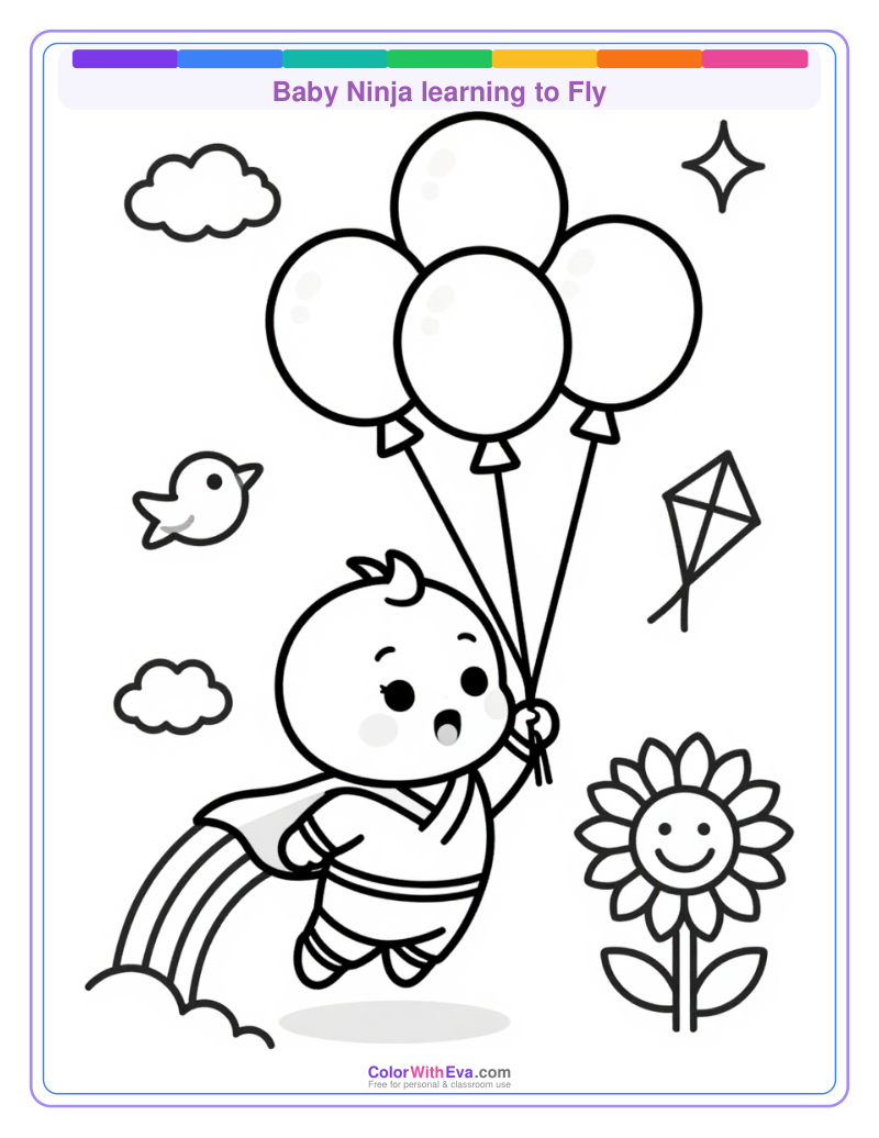 Baby Ninja learning to Fly thumbnail