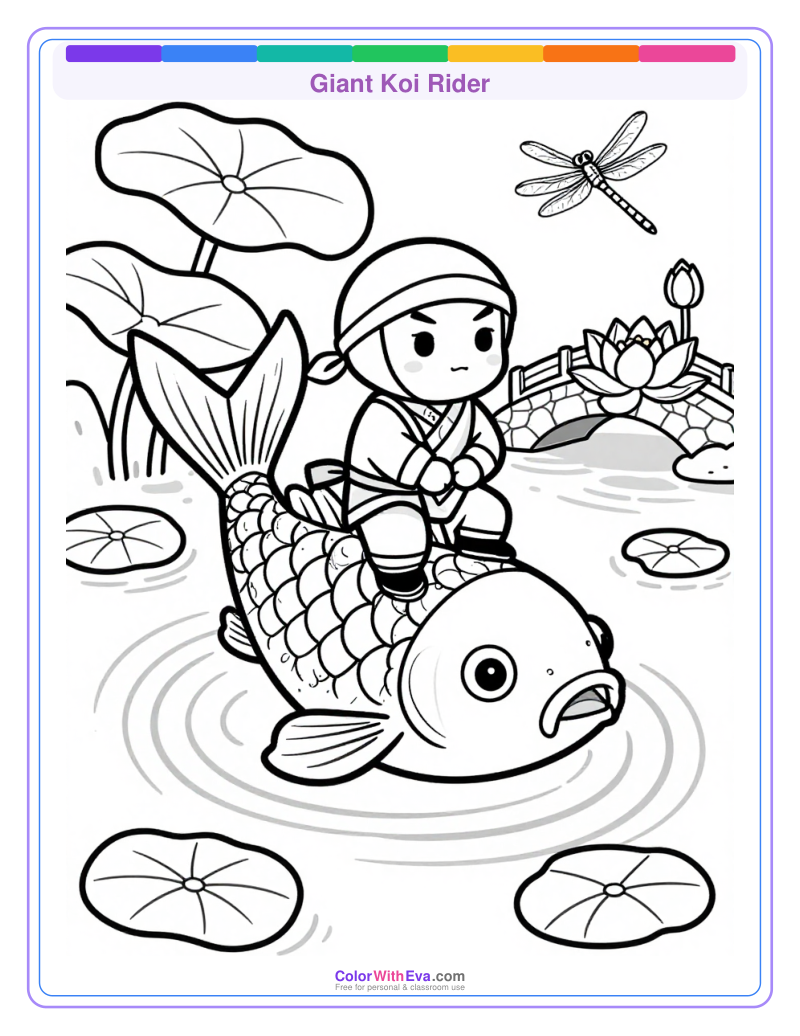 Giant Koi Rider preview
