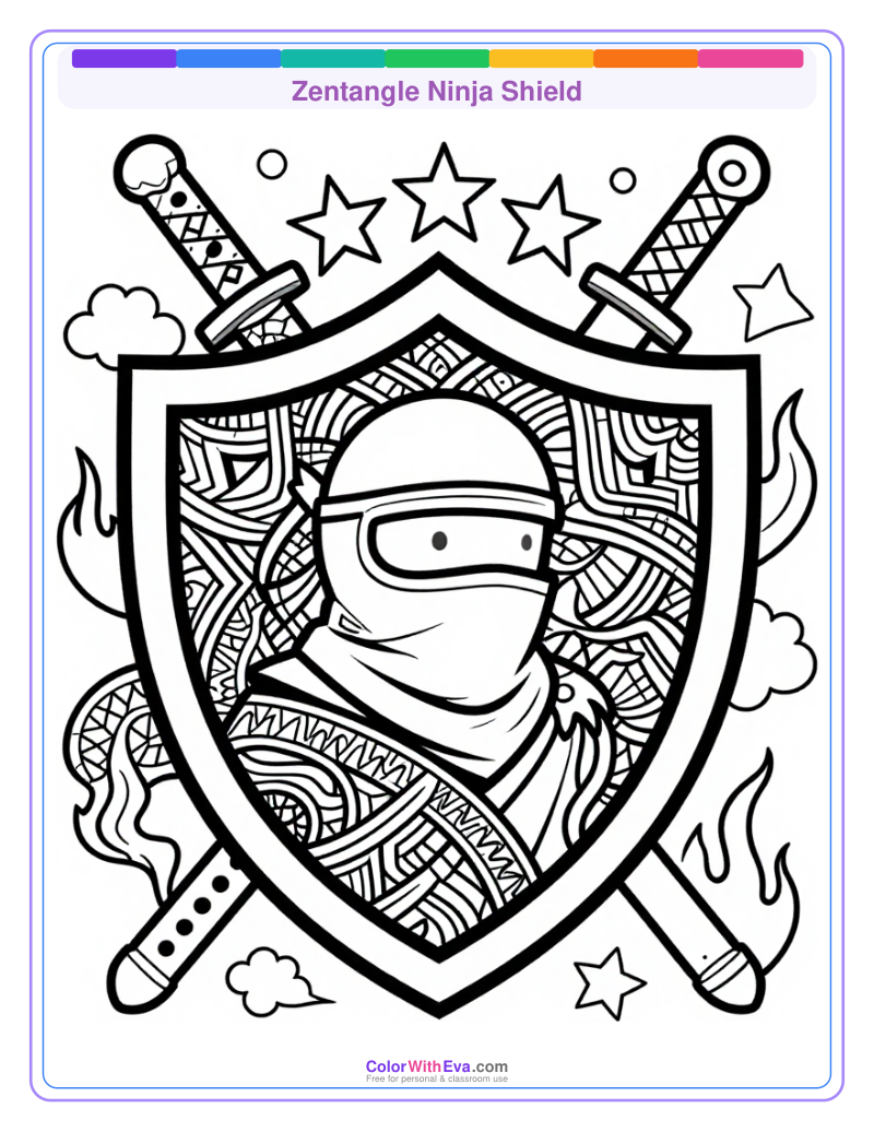 Zentangle Ninja Shield thumbnail