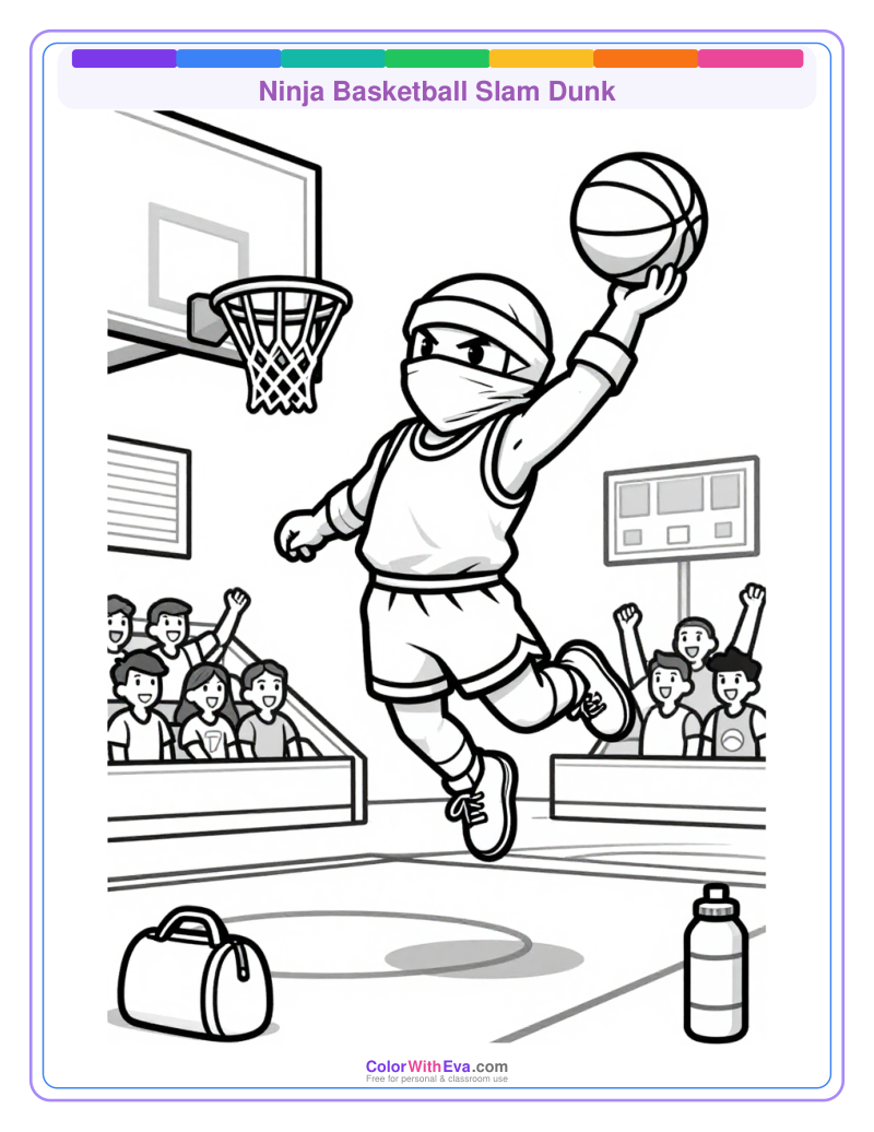 Ninja Basketball Slam Dunk thumbnail