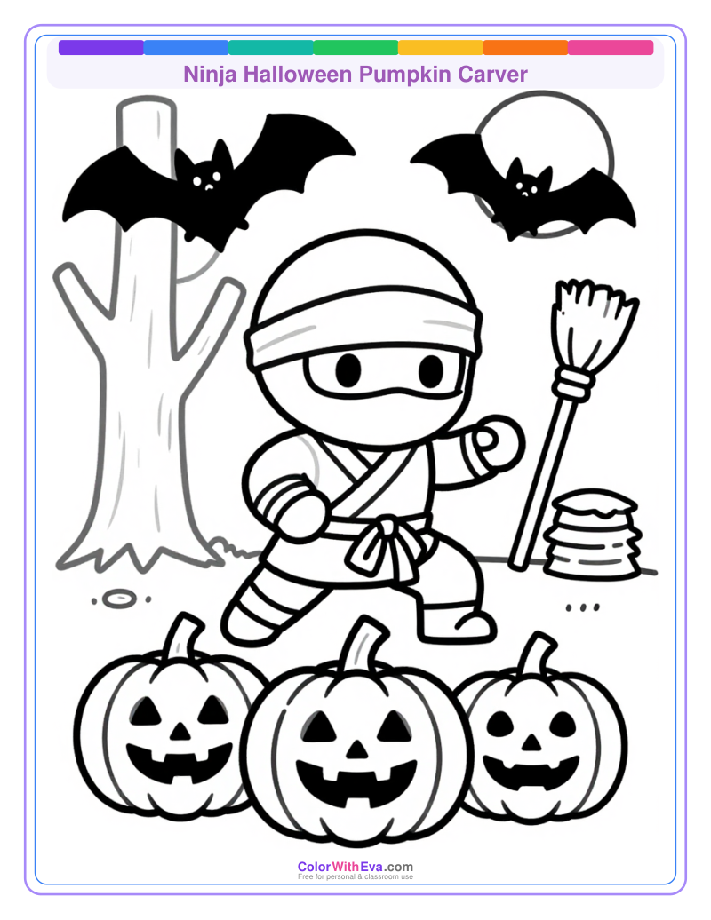 Ninja Halloween Pumpkin Carver thumbnail