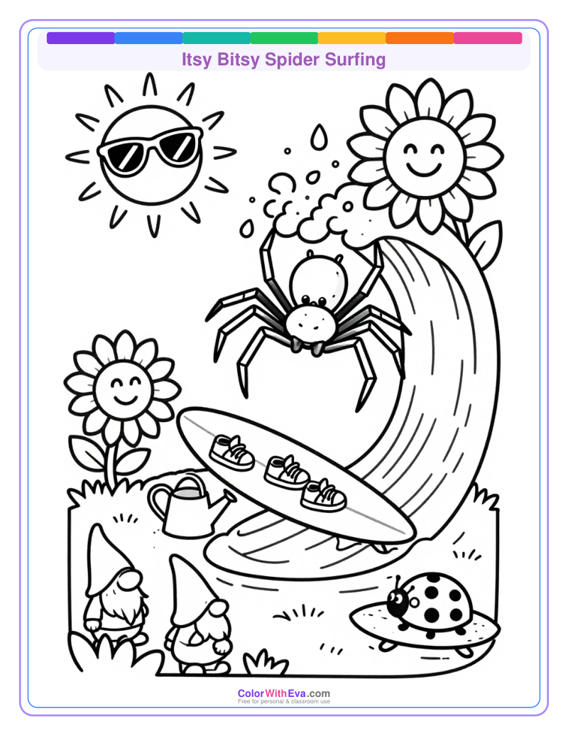 Itsy Bitsy Spider Surfing thumbnail