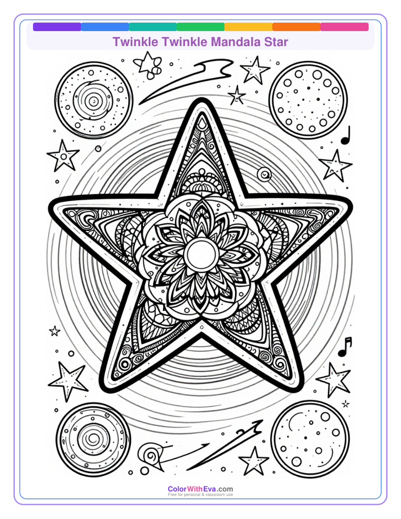 Twinkle Twinkle Mandala Star thumbnail