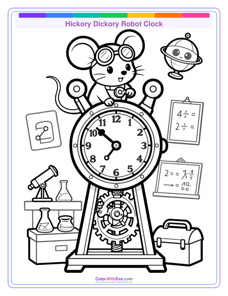 Hickory Dickory Robot Clock thumbnail