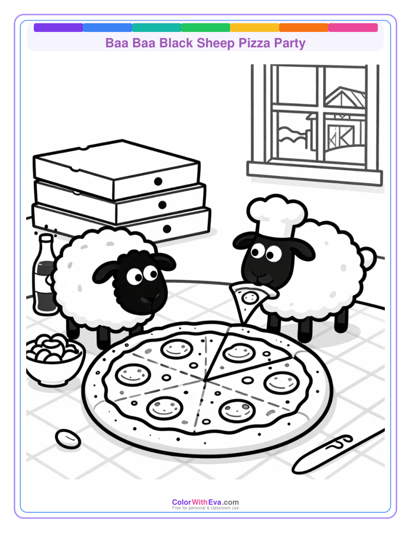 Baa Baa Black Sheep Pizza Party thumbnail