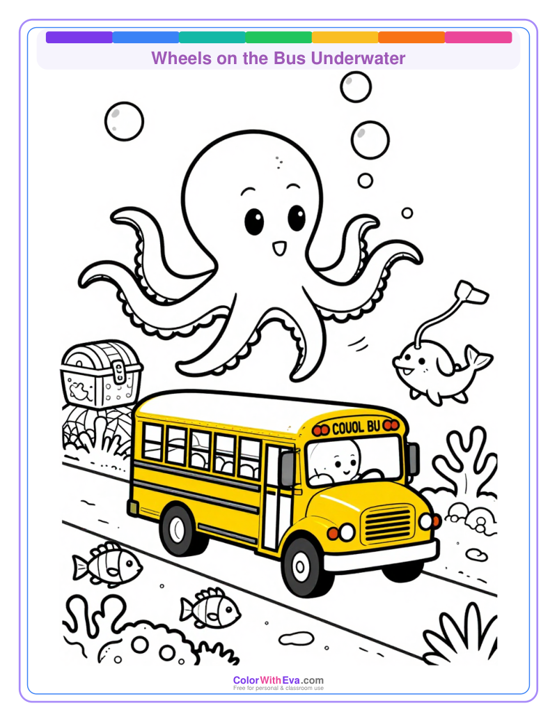 Wheels on the Bus Underwater thumbnail