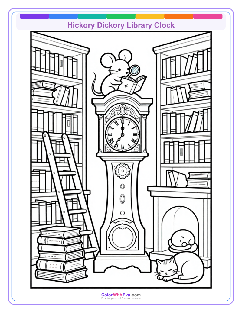 Hickory Dickory Library Clock thumbnail