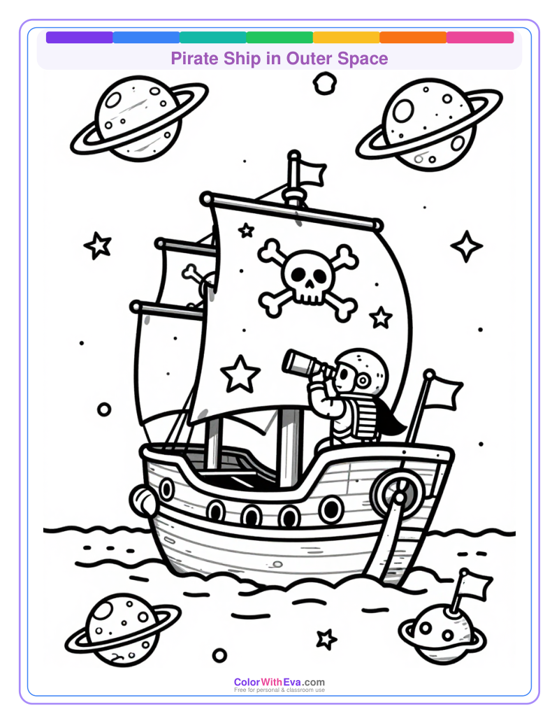 Pirate Ship in Outer Space thumbnail
