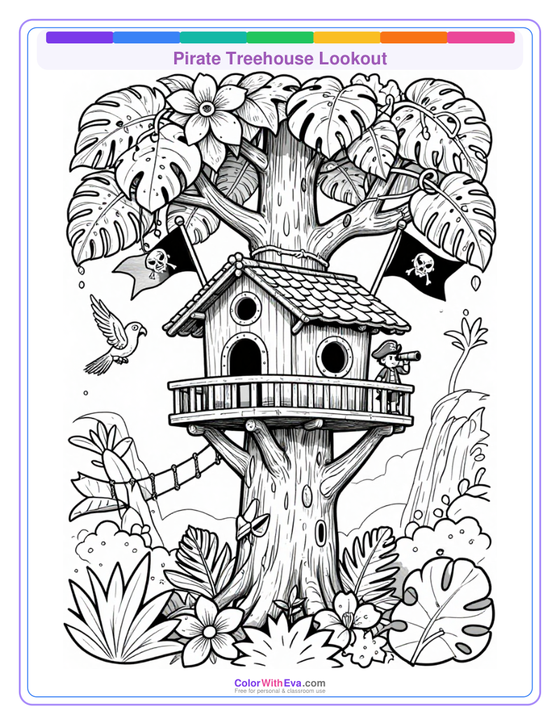 Pirate Treehouse Lookout preview