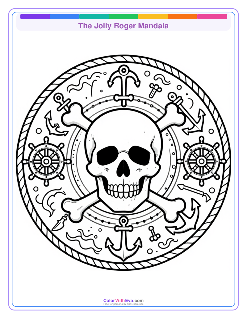 The Jolly Roger Mandala preview