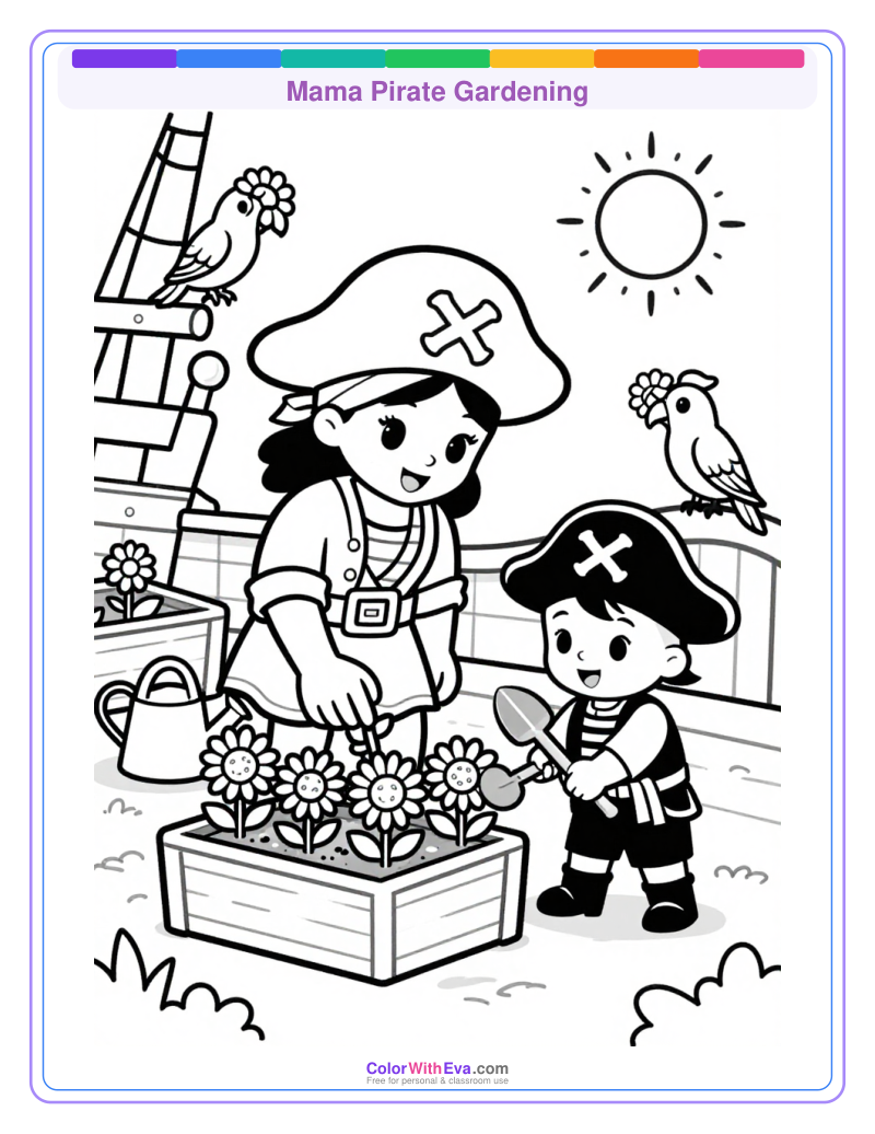 Mama Pirate Gardening thumbnail