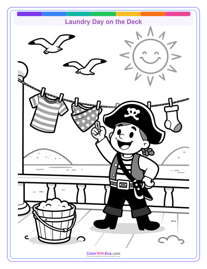 Laundry Day on the Deck preview