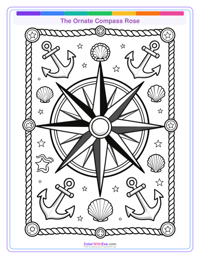 The Ornate Compass Rose preview