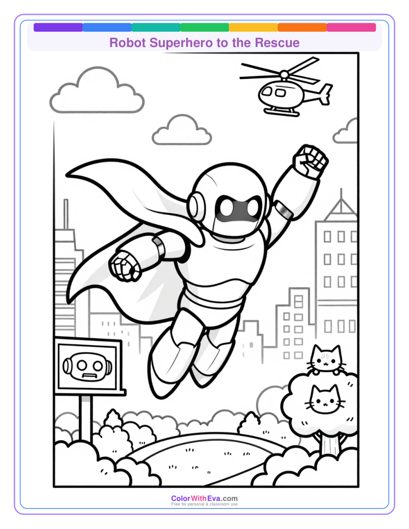 Robot Superhero to the Rescue thumbnail