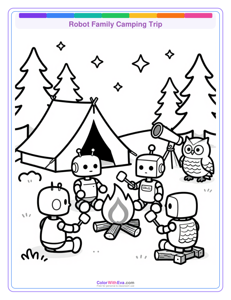 Robot Family Camping Trip thumbnail