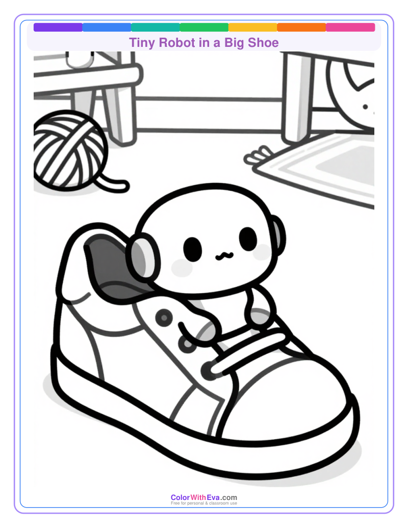 Tiny Robot in a Big Shoe thumbnail