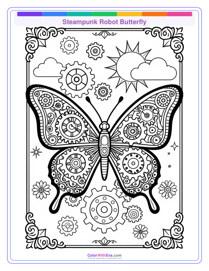 Steampunk Robot Butterfly thumbnail