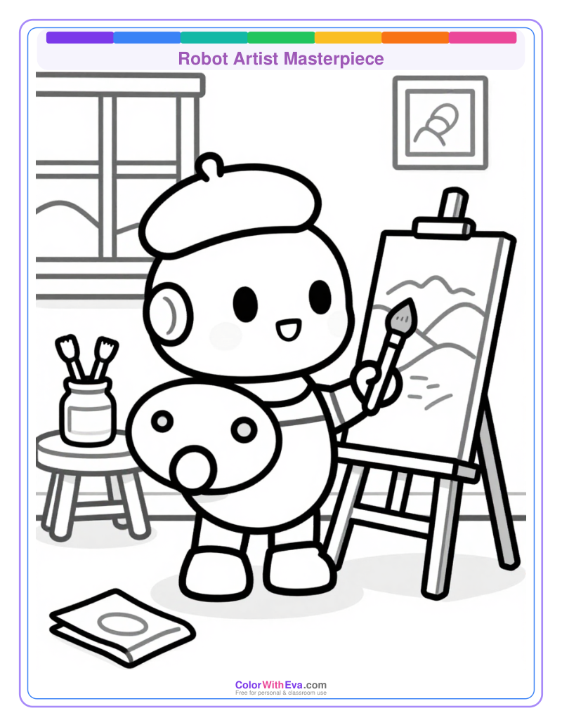 Robot Artist Masterpiece preview
