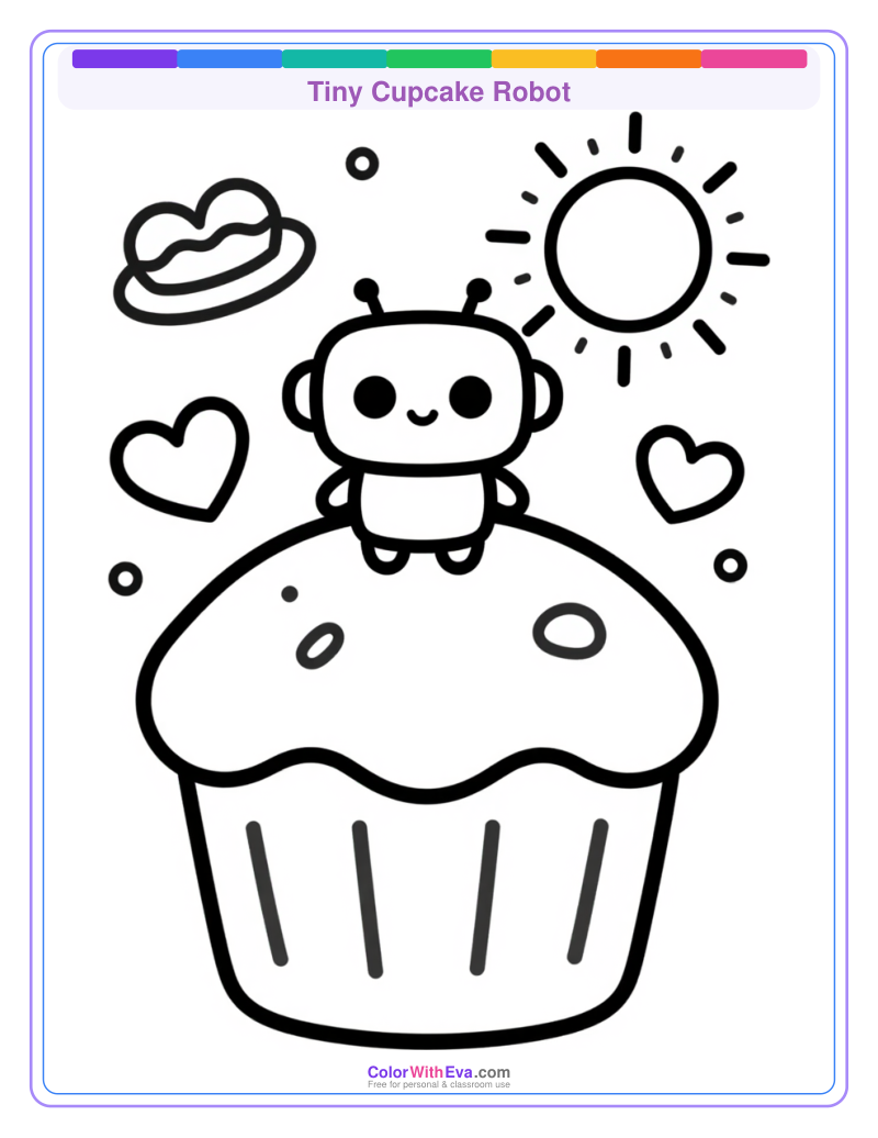Tiny Cupcake Robot preview