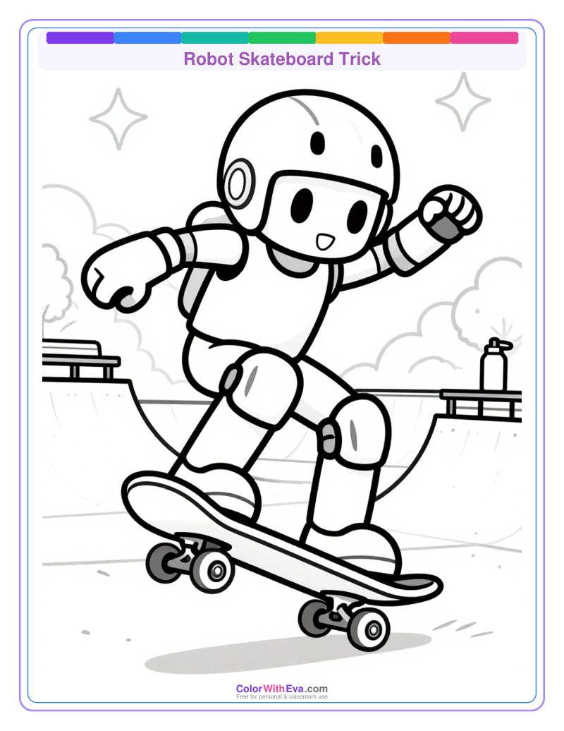 Robot Skateboard Trick preview