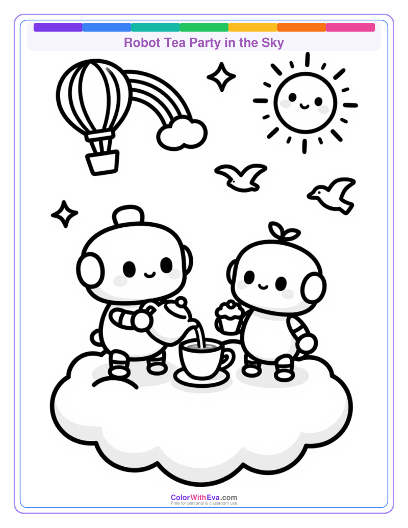 Robot Tea Party in the Sky thumbnail
