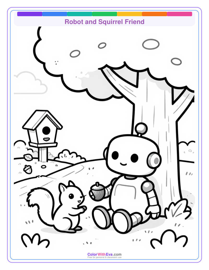 Robot and Squirrel Friend thumbnail
