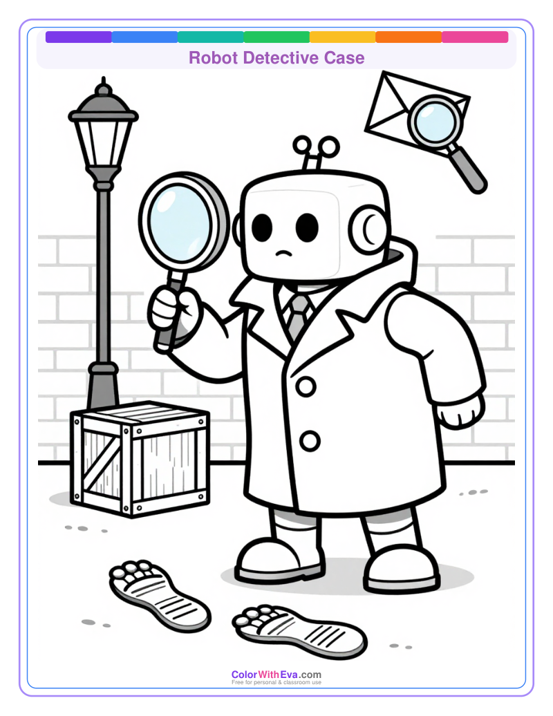 Robot Detective Case preview