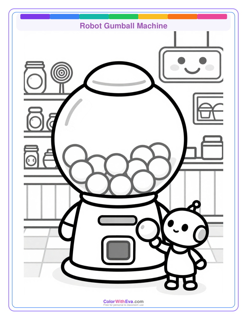 Robot Gumball Machine preview