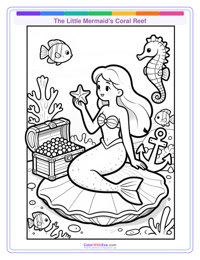 The Little Mermaid's Coral Reef preview