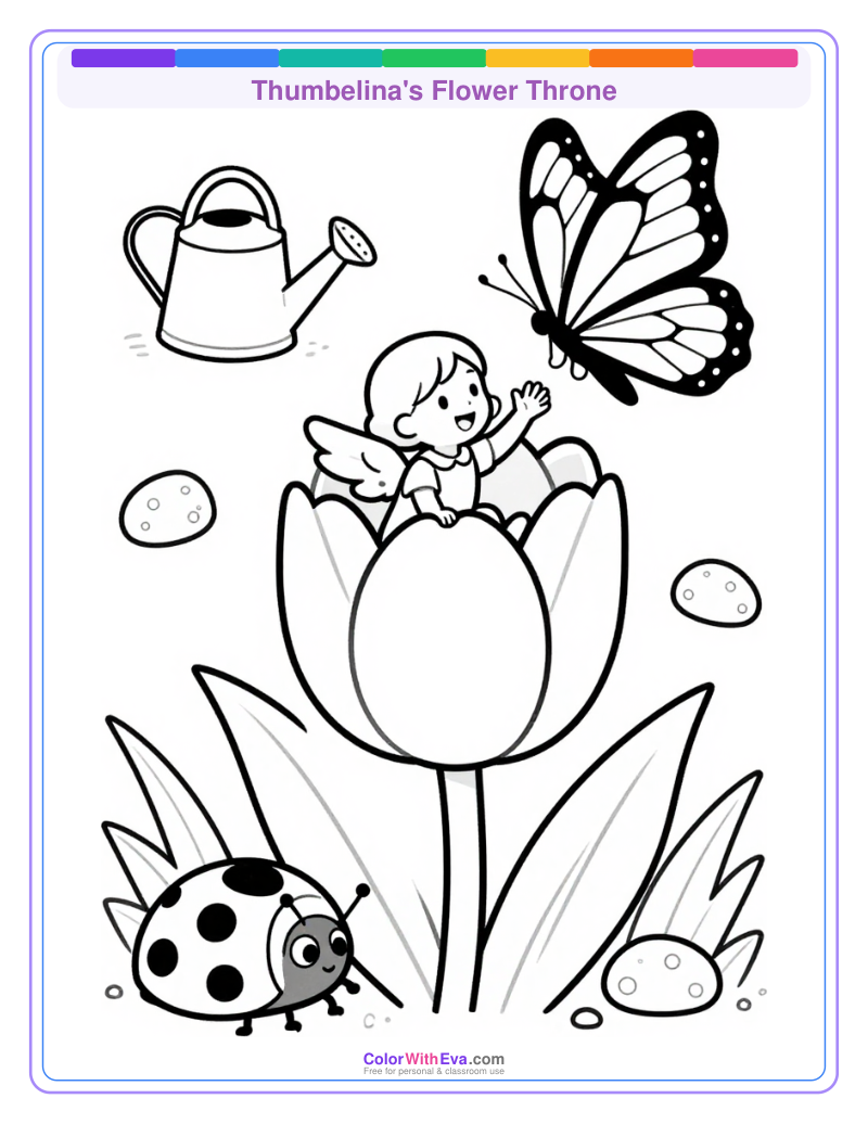 Thumbelina's Flower Throne preview